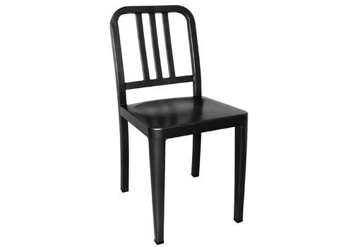  HorecaTraders Project Stoelen Zwart | 2 Stuks 