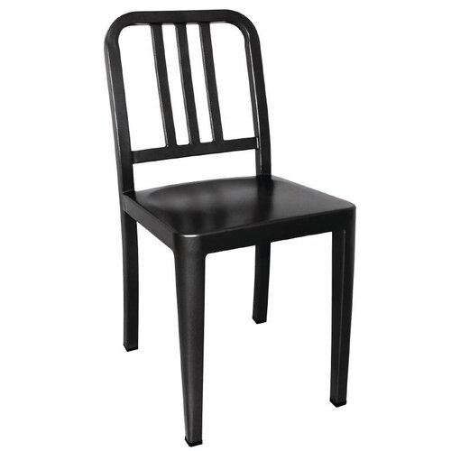  HorecaTraders Project Stoelen Zwart | 2 Stuks 