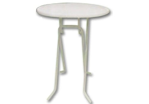  HorecaTraders Statafel inklapbaar met wit blad  Ì÷ 85 x 110 cm 