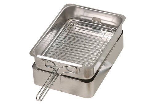  HorecaTraders Vis rookoven 390x90x280mm 