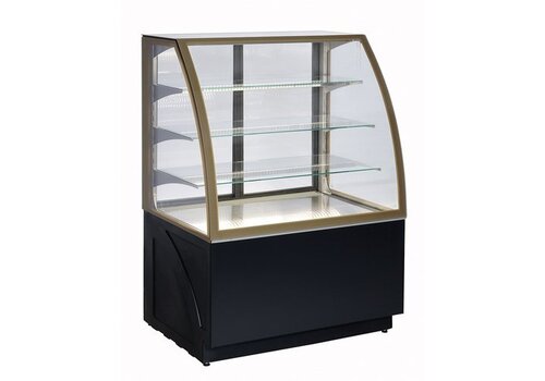  HorecaTraders Gebaksvitrine Wouter 100x76x141 cm 