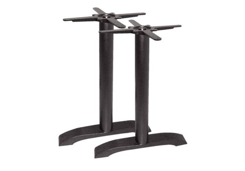  Bolero Dubbele ijzeren tafelpoot - 72 cm hoog- PRO SERIES 