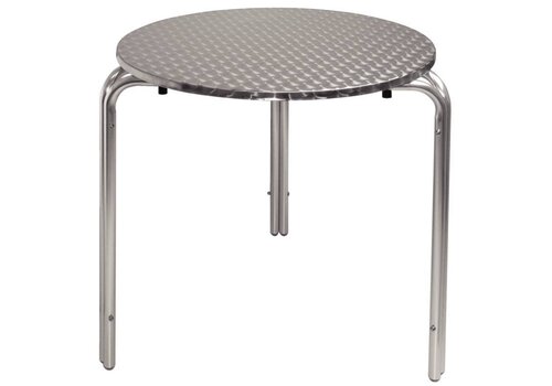  Bolero RVS stapelbare tafel | 70 cm rond 