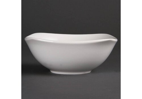  Olympia Porselein Witte Schaaltjes 18cm | 12 stuks 