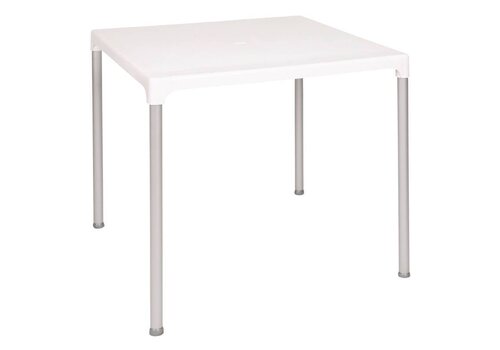  Bolero Kunstof Tafel Wit | 75x75cm 