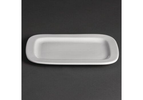  Olympia Porselein Wit Serveerschaal 23x17cm | 12 stuks 