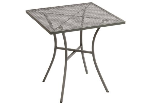  HorecaTraders Vierkante Tafel Grijs | 70 x 70 cm 