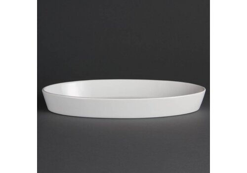  Olympia Ovale Witte Serveerschaal Porselein 33cm | 6 stuks 