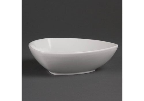  Olympia Porselein Schaaltje Driehoekig 20x5,5cm | 6 stuks 