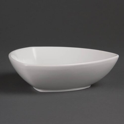  Olympia Porselein Schaaltje Driehoekig 20x5,5cm | 6 stuks 