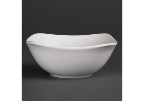  Olympia Klein Witte Porselein Schaaltje 14cm | 12 stuks 