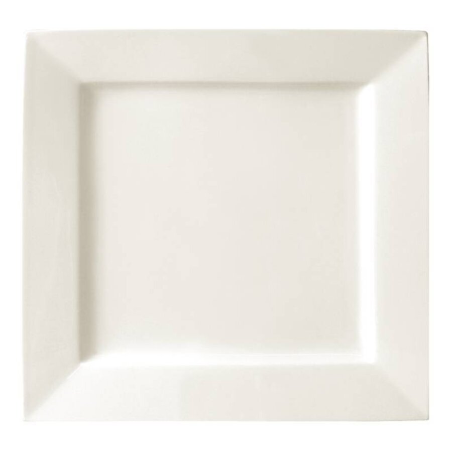 Vierkante Witte Bord Porselein | 26,5cm (Stuks 4)