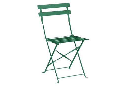  Bolero Stalen Bistro Stoelen Groen | 2 stuks 