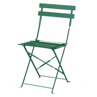 Stalen Bistro Stoelen Groen | 2 stuks