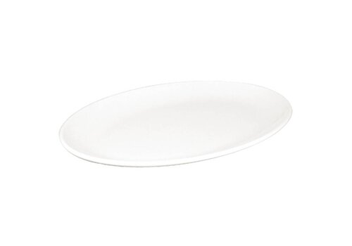  HorecaTraders Melamine Ovaal Bord 31cm | 12 stuks 