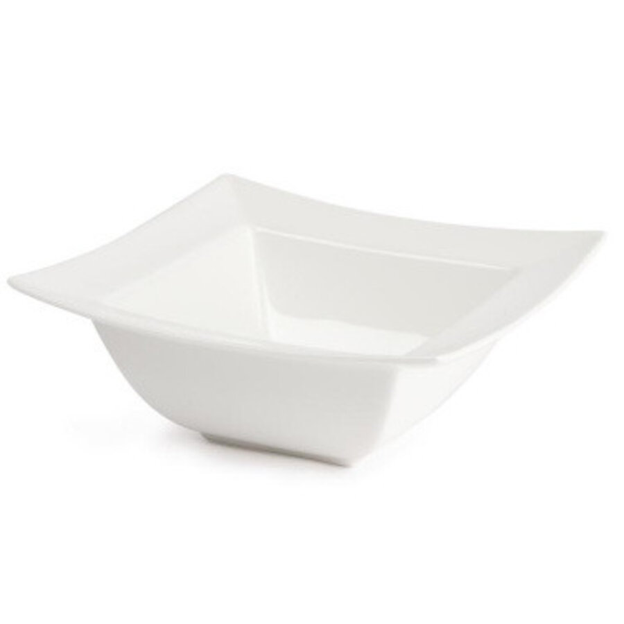 Vierkant Porselein Schaal | 26 cm (Stuks 3)