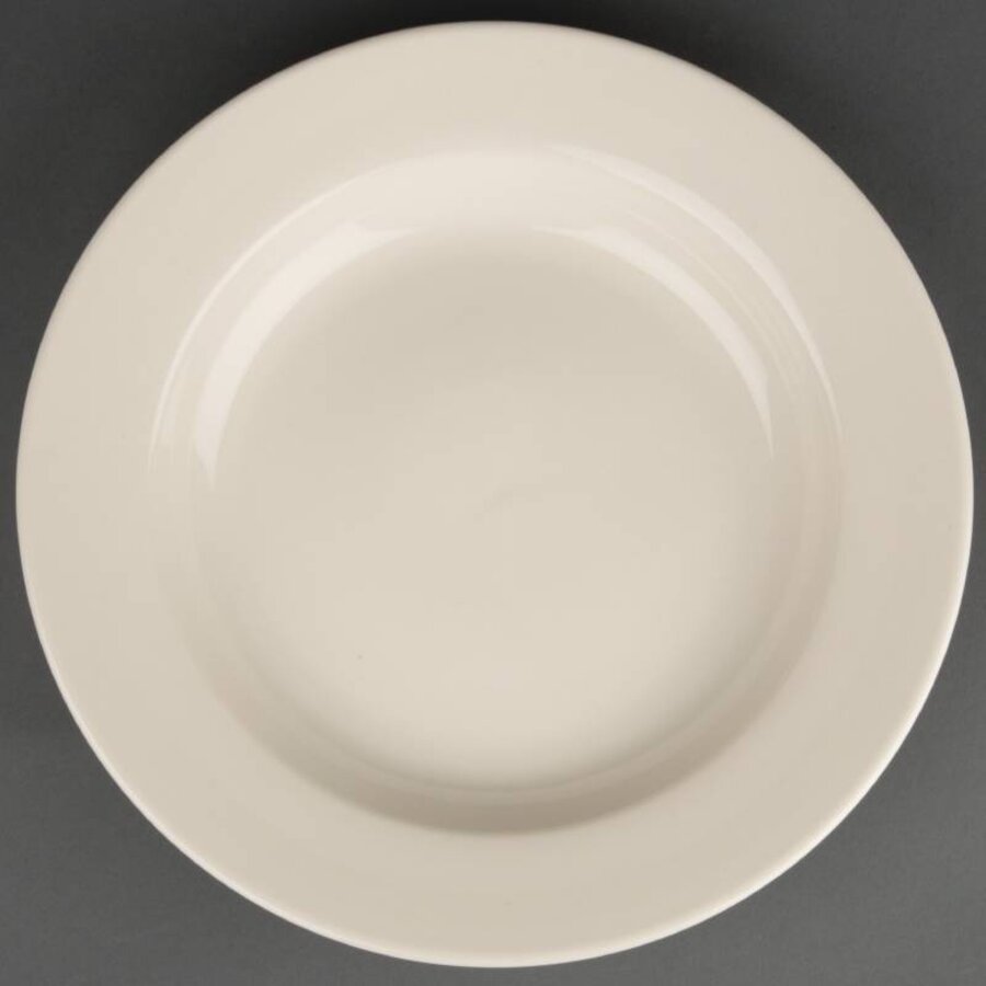Diepe Borden Ivoor | 27 cm (6 stuks)