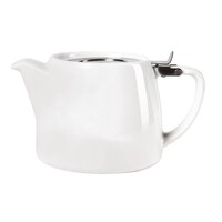 Witte stapelbare theepot | 0,5 liter