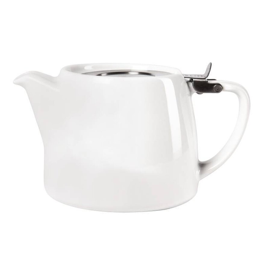 Witte stapelbare theepot | 0,5 liter