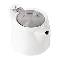 Witte stapelbare theepot | 0,5 liter