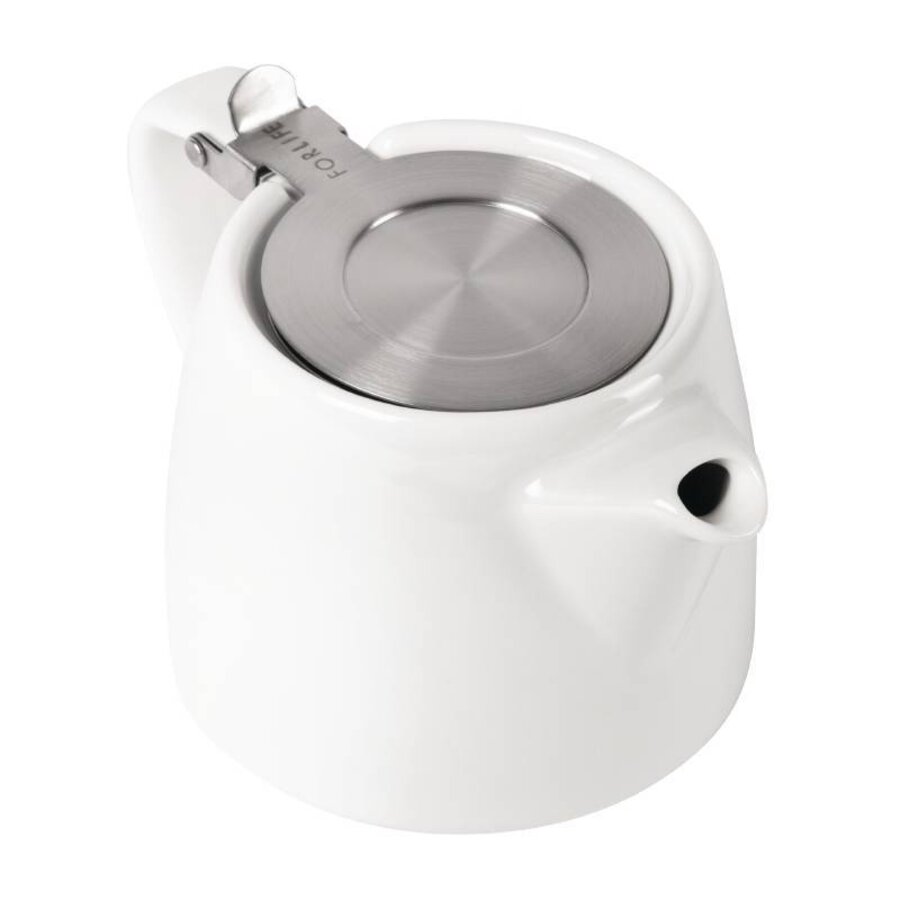 Witte stapelbare theepot | 0,5 liter