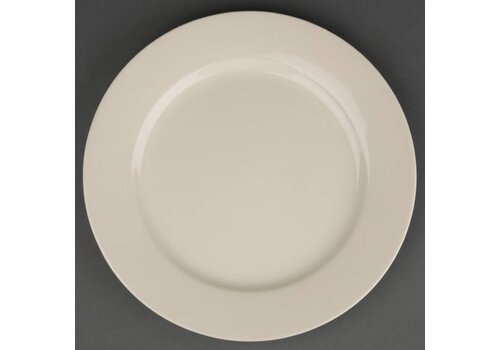  Olympia Porselein Ivoor Bord | 23 cm 