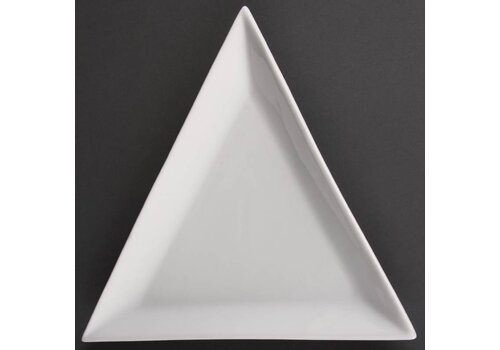  Olympia Bord porselein driehoek 18 cm (stuks 12) 