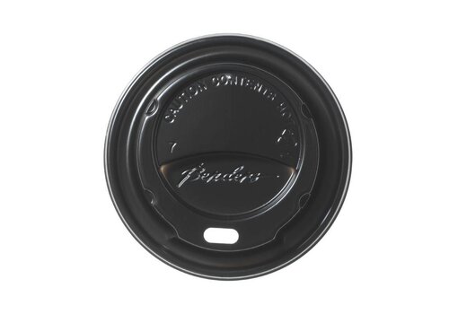  HorecaTraders 23 cl. cup deksel zwart (1000 stuks) 