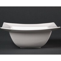 Schaal Vierkant Wit | 21 cm (Stuks 4)