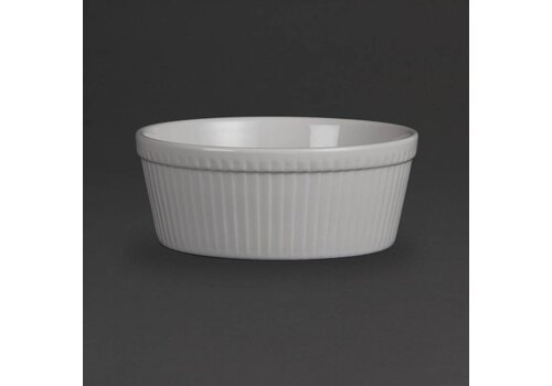  Olympia Witte Porselein Soufflekom 13cm | 6 stuks 