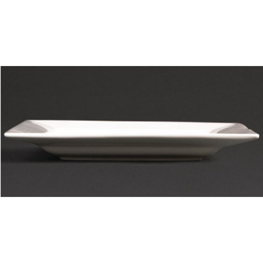 Vierkante Bord Porselein | 23cm (Stuks 4)