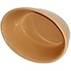 Porselein Bruine Ovale Kom 20cm lang | 6 stuks