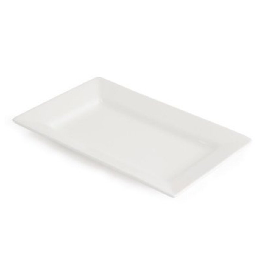Rechthoek Salade Schaal Porselein | 20x13cm (Stuks 6)