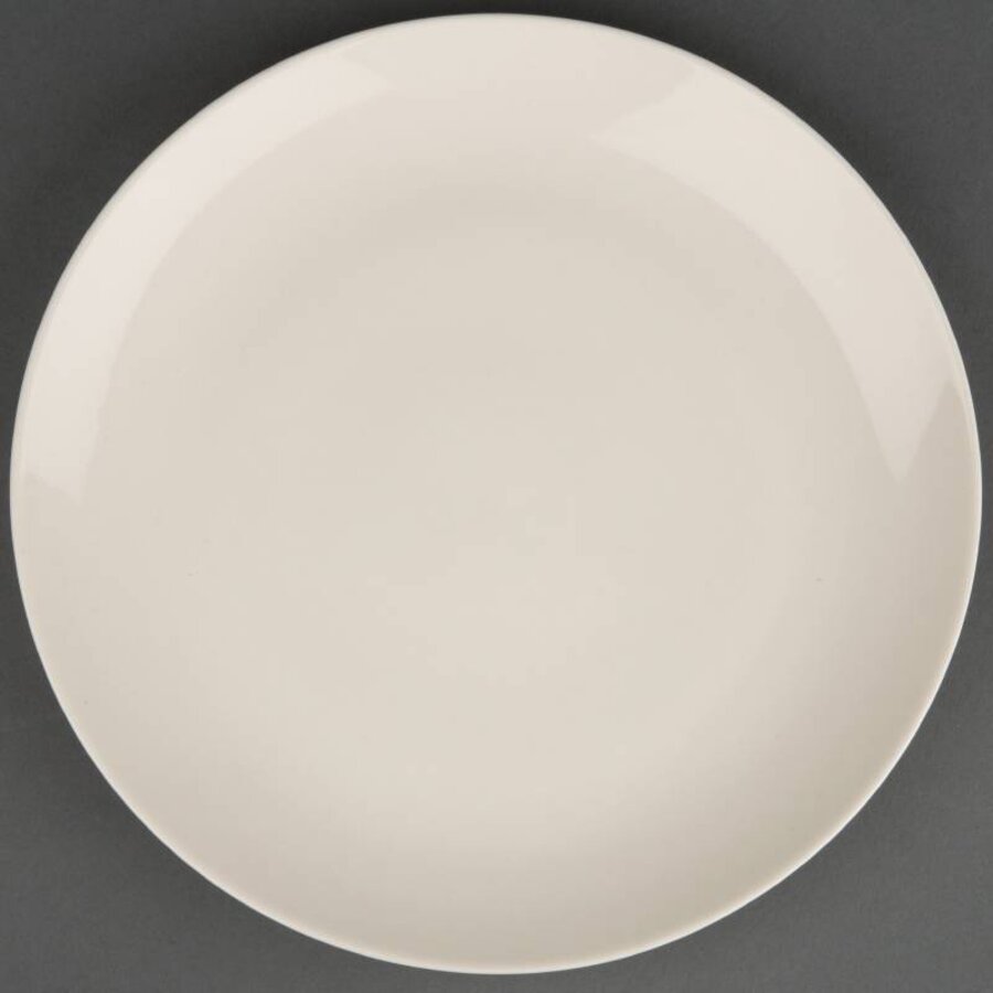 Platte Porselein Borden Ivoor | 20 cm