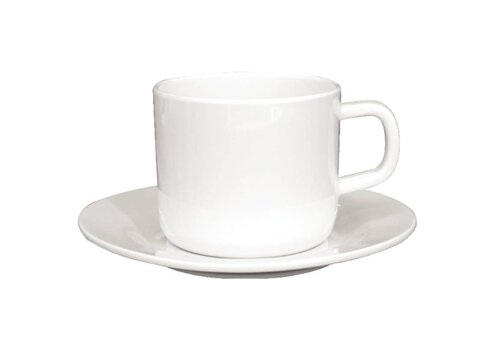  HorecaTraders Melamine Koffie/Theekop 21,5cl | 12 stuks 