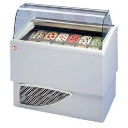  Diamond Schepijsvitrine voor Roomijs 118x77xh122 cm | 2 x 6 Bakken 