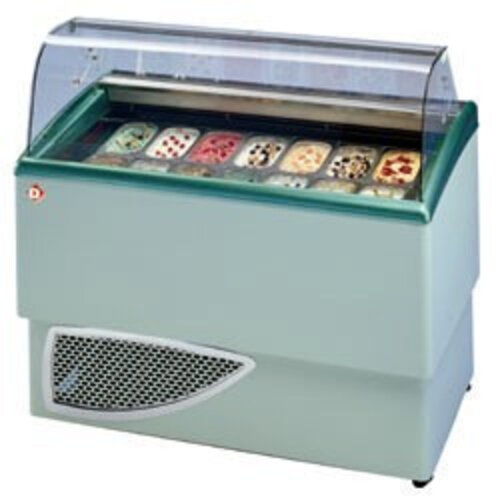  Diamond Schepijsvitrine voor roomijs met binnenverlichting | 2 x 7 Bakken 