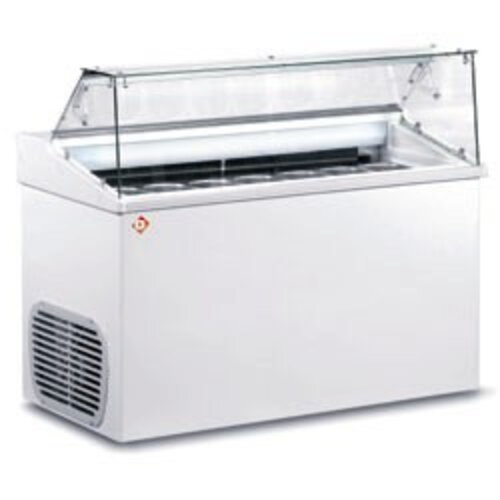  Diamond IJsvitrine voor Roomijs136x69x(H)118 cm | 7 Bakken 