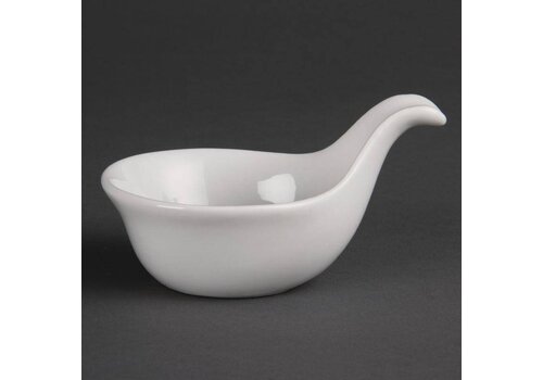  Olympia Porselein Sauspot met Steel  | 12 stuks 