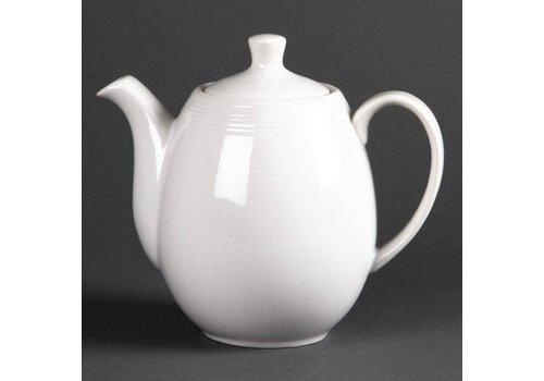  Olympia Porselein Wit Thee / Koffiepot 110 cl (Stuks 4) 