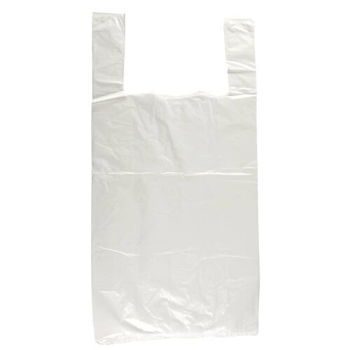  HorecaTraders Witte plastic tas (1000 stuks) 