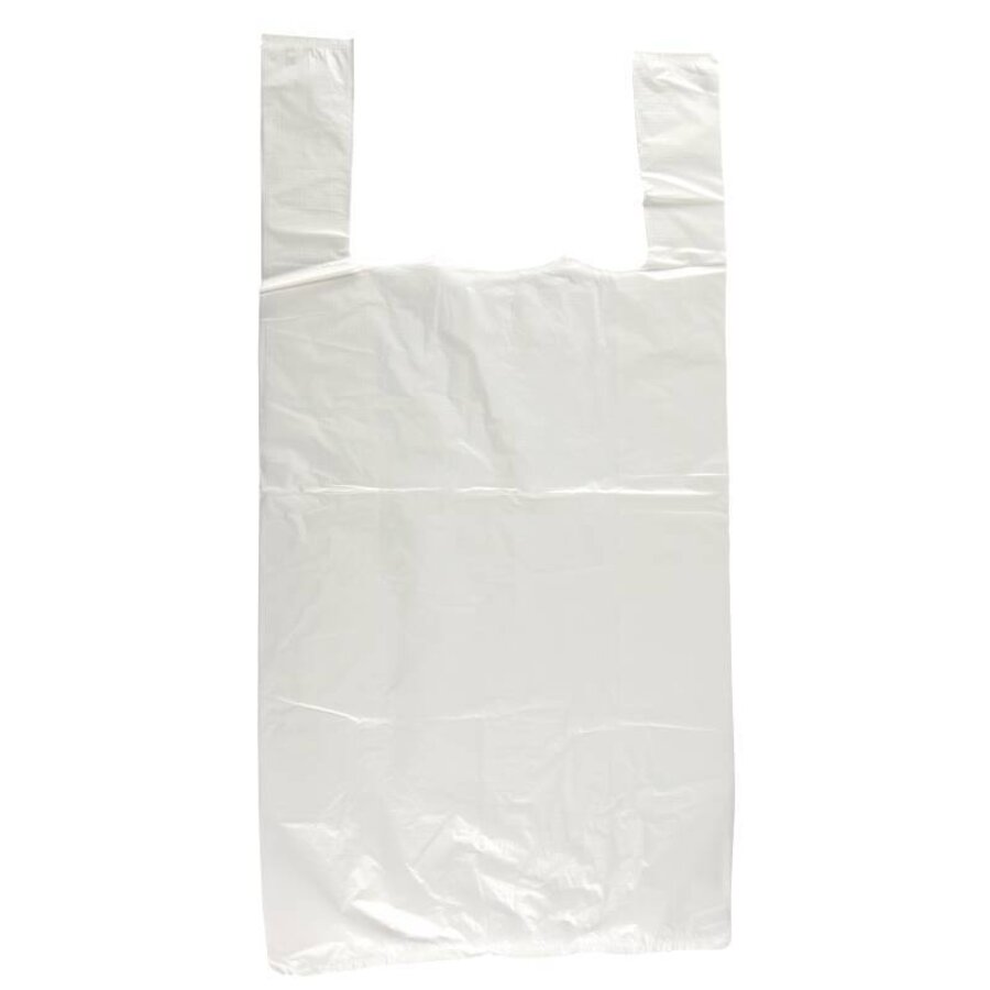 Witte plastic tas (1000 stuks)