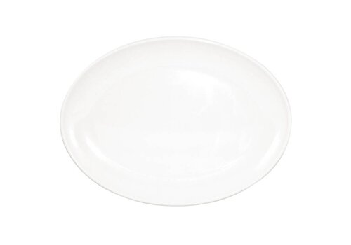  HorecaTraders Melamine Ovaal Bord 23cm | 12 stuks 