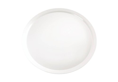  HorecaTraders Pure Melamine Ronde Schotel Wit | 51cm 