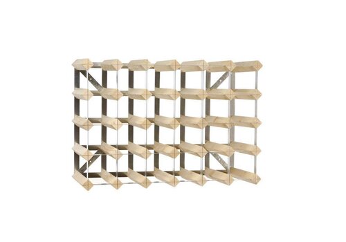  HorecaTraders Wijnrek met hout 30 flessen 