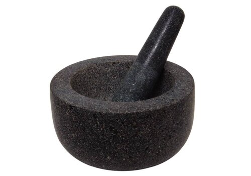  HorecaTraders Vijzel en kom, graniet, | 20 cm Ì÷ 