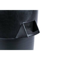 Kunststof Afvalbak Zwart | 94 Liter