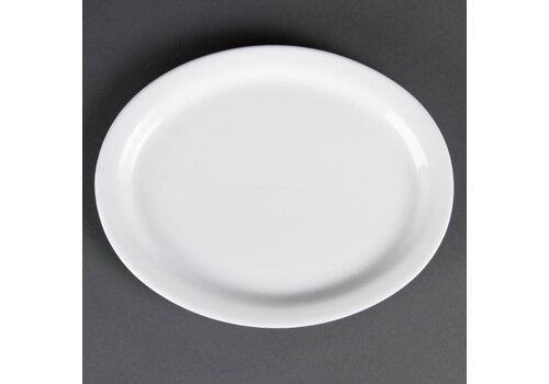  Olympia porselein ovale serveer schaal | 6 stuks 