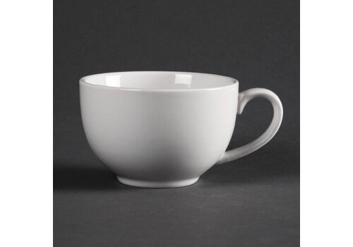  Olympia Porselein Wit Koffie Kopjes 24 cl (Stuks 12) 