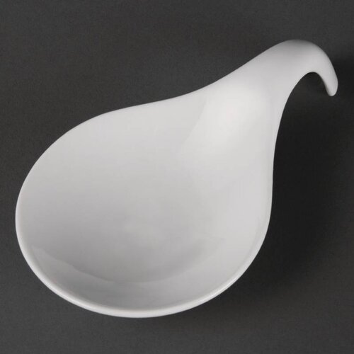  Olympia Porselein Lepel wit (Stuks 6) 